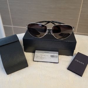 Prada teardrop sunglasses.